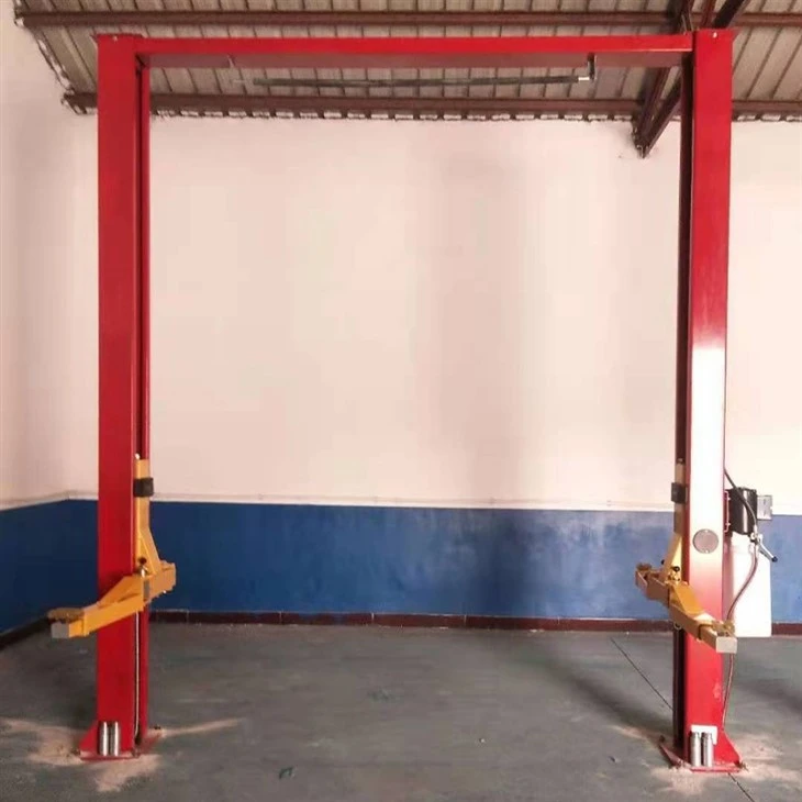 2 Post Car Lift For Engine Oil Changes