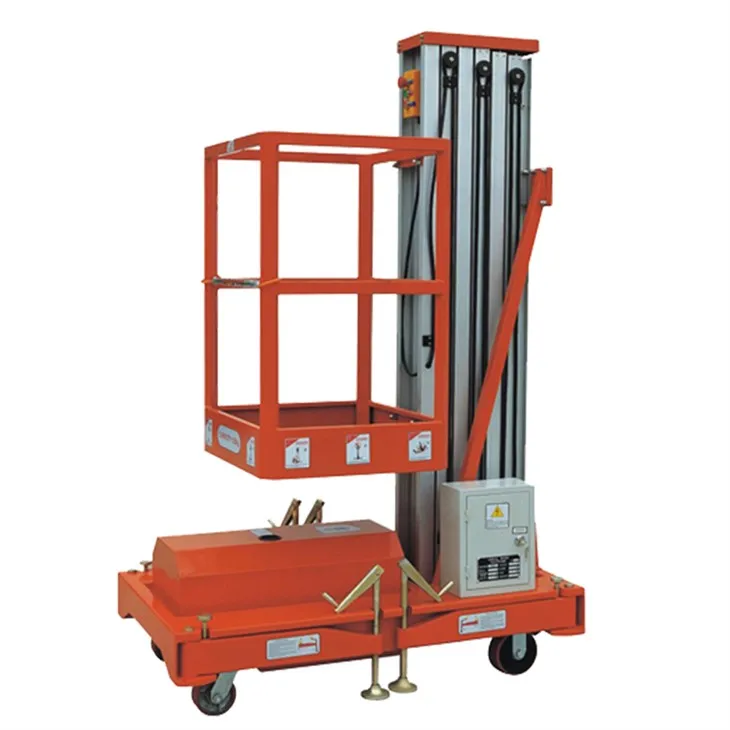 Alumiiniset pystymastonostimet lentotöihin