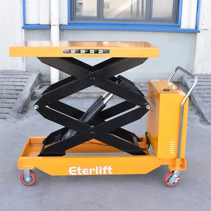Manual Operated Mobile Scissor Lift Tables