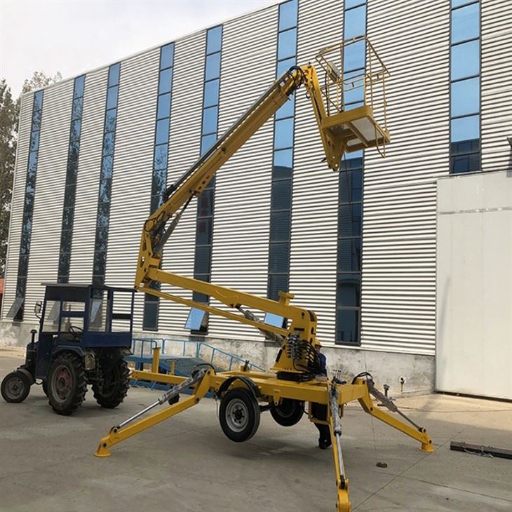 Towable Telescopic Boom Lift factory